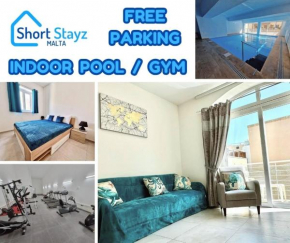 Bright & Central with Parking, Indoor Pool & Gym